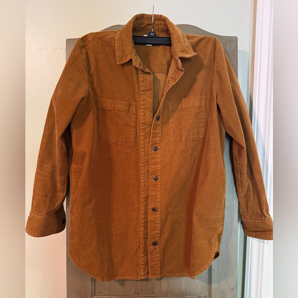 J. Crew Brown Corduroy Work Shirt